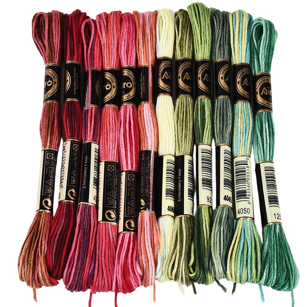 Embroidery Stitches - خيط تطريز بطول 105 ياردة، 6