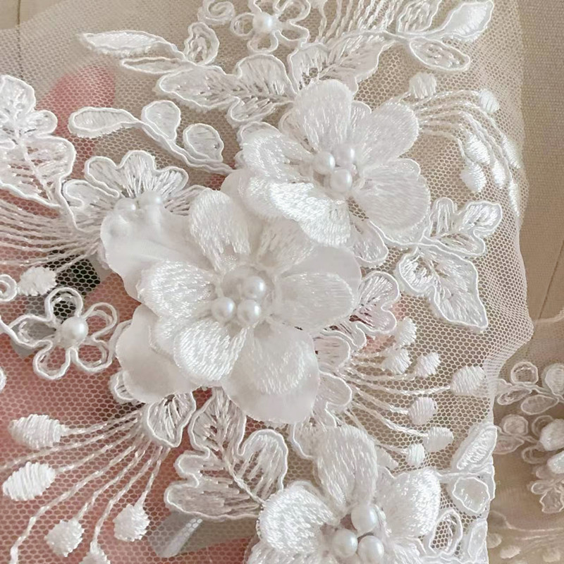 قطعتان = زوج واحد، دانتيل مطرز - مراجعة Embroidery White Dress وسعره