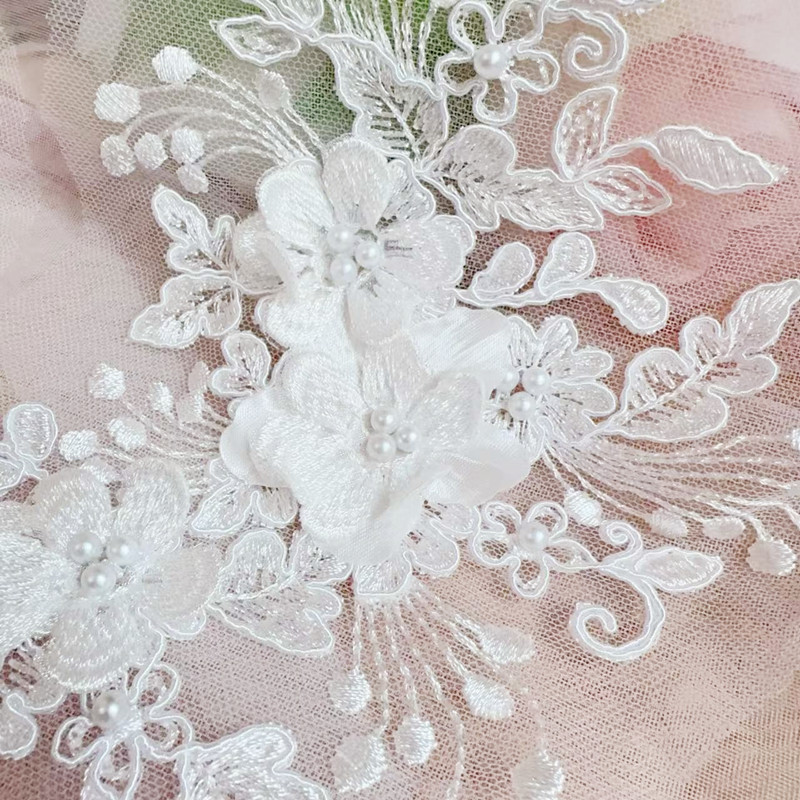 قطعتان = زوج واحد، دانتيل مطرز - مراجعة Embroidery White Dress وسعره