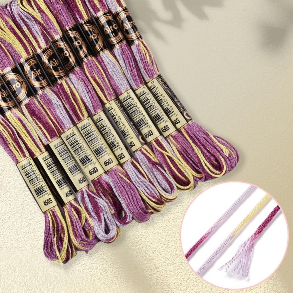 6 السواحل الأرجواني متنوعة الت - مراجعة Embroidery Stitches وسعره