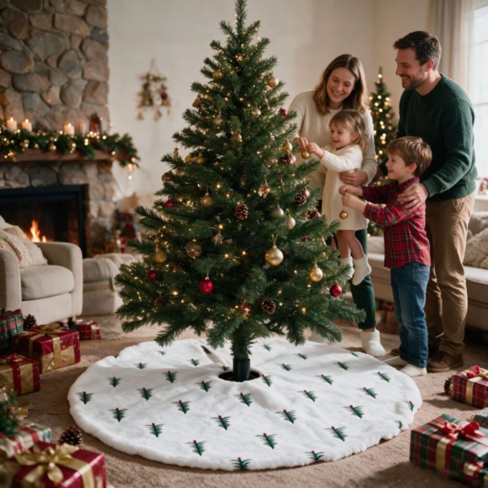 إكسسوار عيد الميلاد: غطاء قاعد - مراجعة Embroidery Xmas Designs وسعره