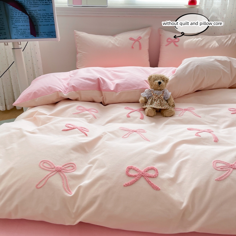 طقم ملاءات مكون من 3 قطع، طقم  - مراجعة Embroidery Quilt Cover وسعره