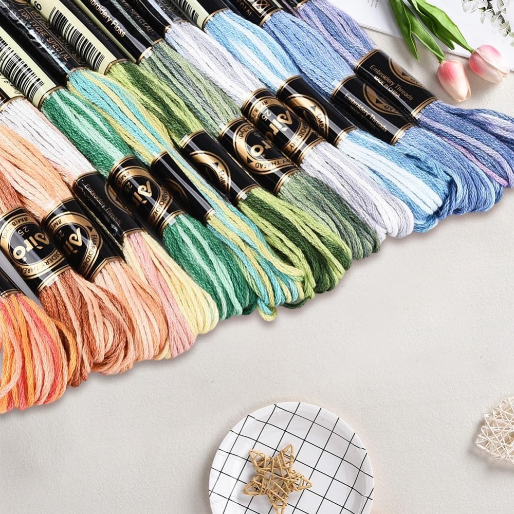 12 خيطًا، 105 ياردة، خيط تطريز - مراجعة Embroidery Stitches وسعره