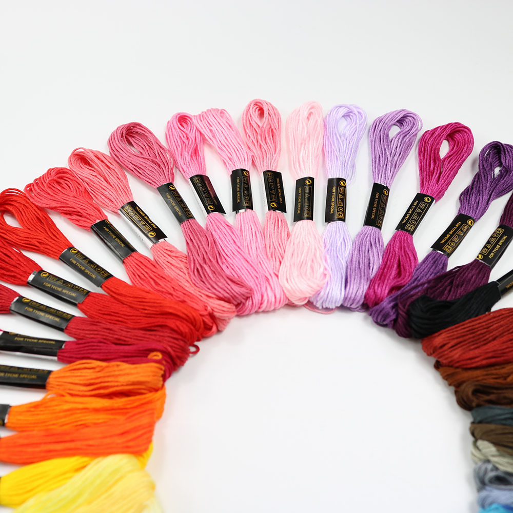 خيط تطريز متقاطع ثابت بخمسين ل - مراجعة Embroidery Stitches وسعره