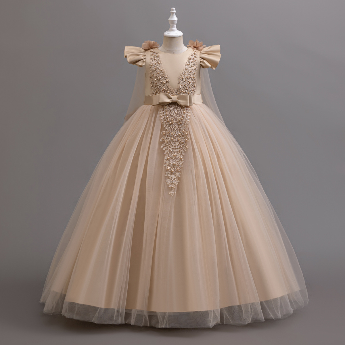 فساتين فتاة الزهور لحفلات الزف - مراجعة Embroidery White Dress وسعره
