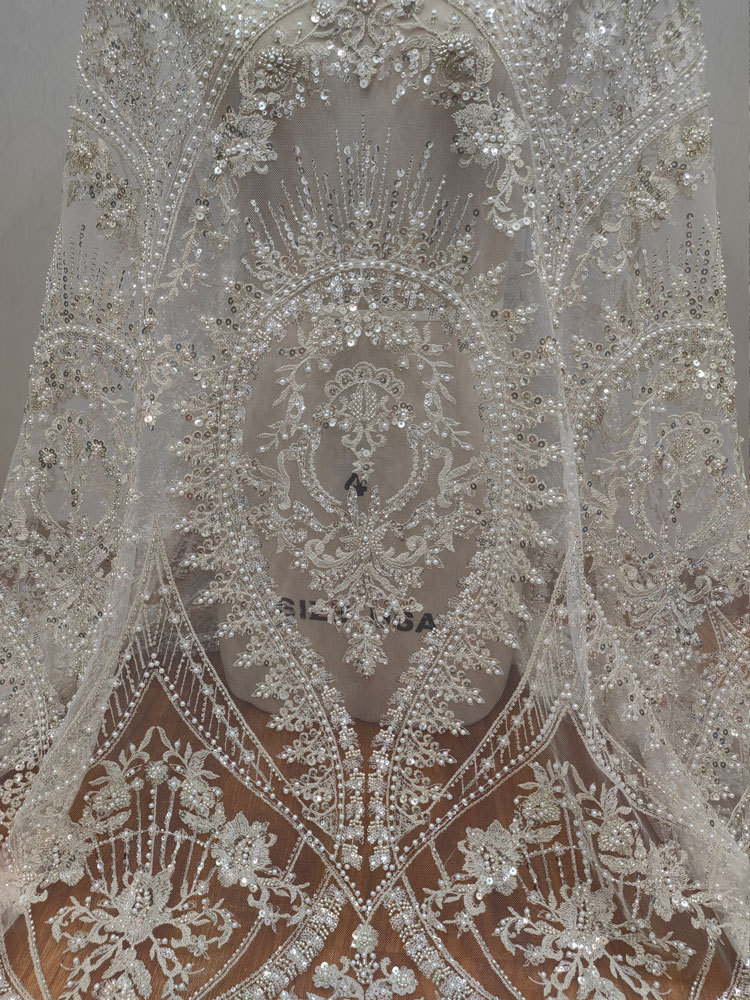 1 ياردة الأبيض عالية الكثافة ش - مراجعة Embroidery White Dress وسعره