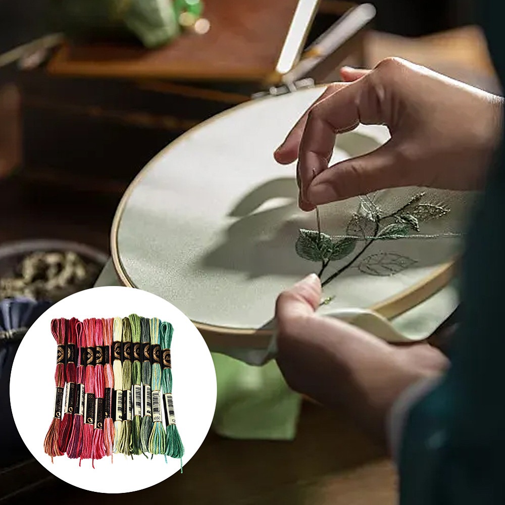 خيط تطريز بطول 105 ياردة، 6 طب - مراجعة Embroidery Stitches وسعره