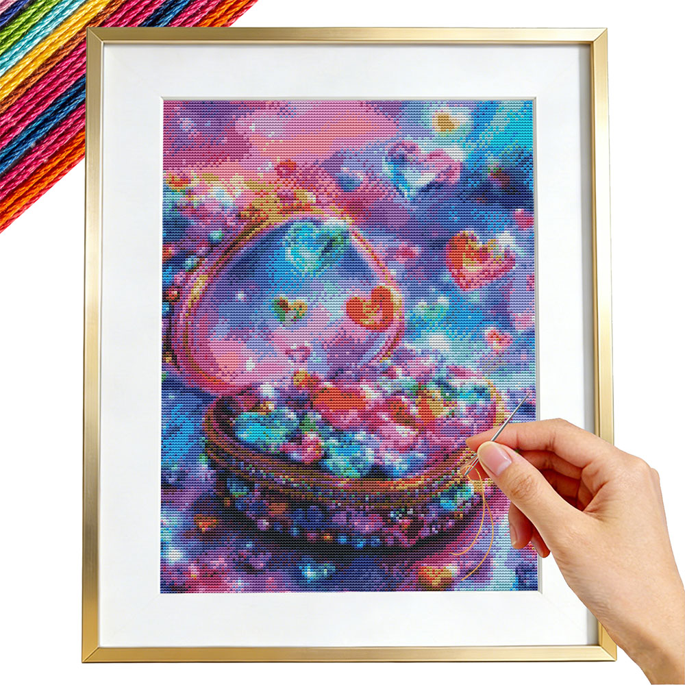 مجموعات التطريز على شكل قلب وم - مراجعة Embroidery Guide Paper وسعره