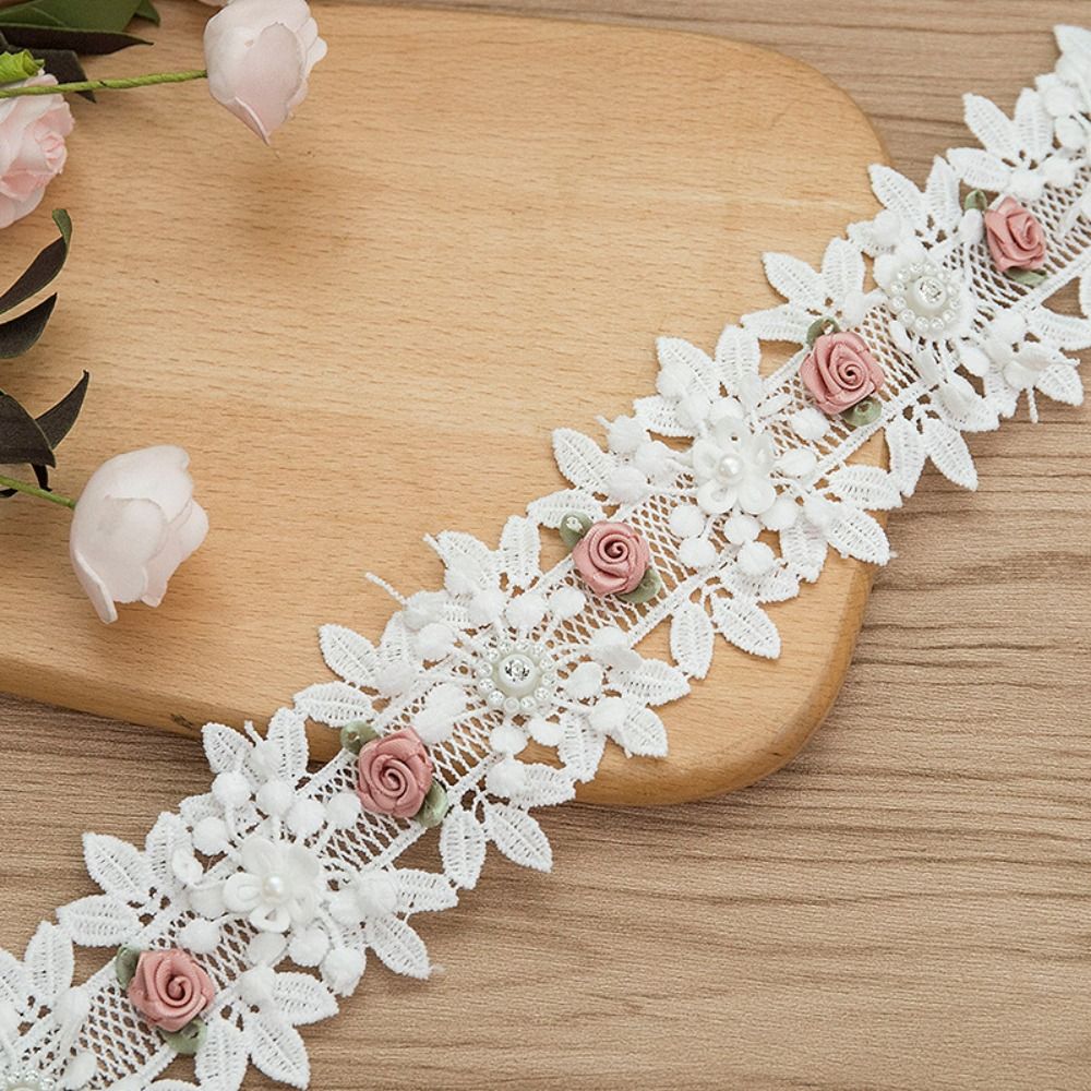 دانتيل مطرز بزهور ثلاثية الأبع - مراجعة Embroidery Design 3D وسعره